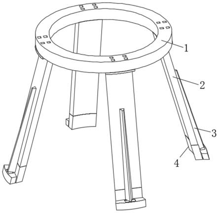 一种小型卫星安装用推力器支架的制作方法