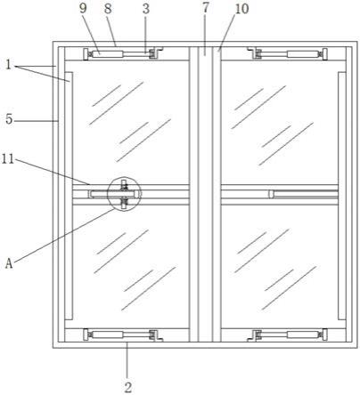 一种建筑用采光通风的消防排烟天窗的制作方法