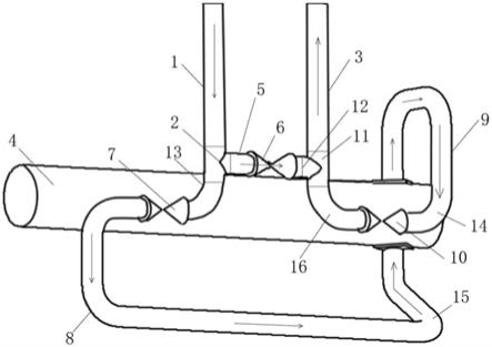 一种火电厂紧凑型卧式低压加热器凝结水管路系统的制作方法