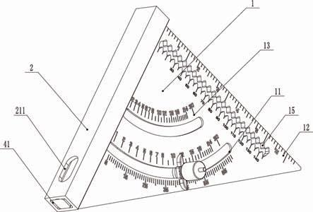 一种多功能三角尺的制作方法