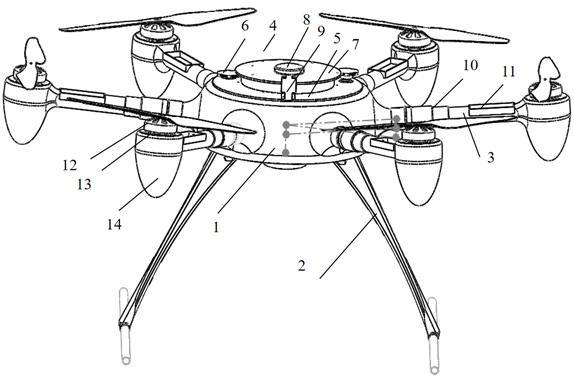 一种水空两栖无人机机架结构及控制系统的制作方法