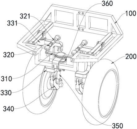 一种主动转向装置和无人驾驶三轮车的制作方法