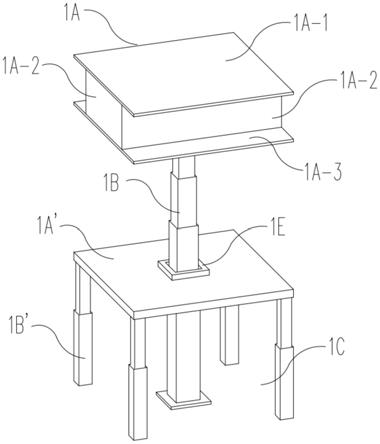 一种升降式室内家具系统的制作方法