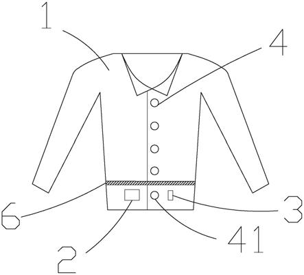 一种跌倒自动报警服装的制作方法