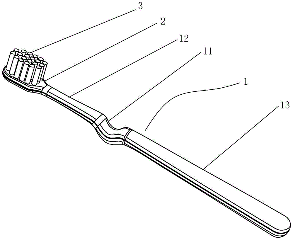 一种弓形牙刷的制作方法