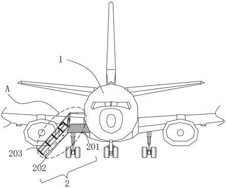 一种旅客登机梯梯身用控制装置的制作方法