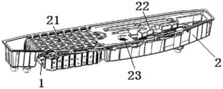 一种7座SUV车型48V弱混电池包布置结构的制作方法