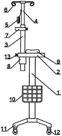 一种新型输液架的制作方法