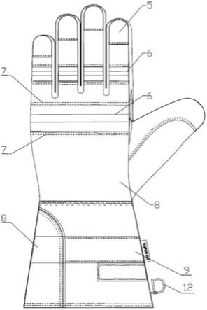 一种新型消防手套的制作方法