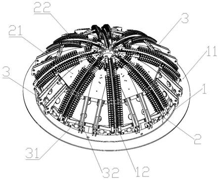 一种球冠底瓜瓣圆环周长保证装置及其保证方法与流程