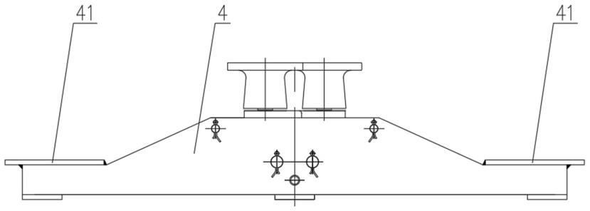 一种无极绳连续牵引车压绳轮组的通用化结构的制作方法