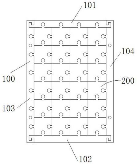 一种拼接板及其图文拼接组件的制作方法