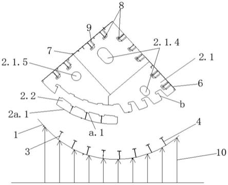集装箱船舭部转圆分段结构及其分段建造方法与流程