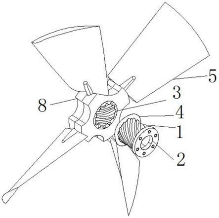 一种被动变距螺旋桨风扇的制作方法