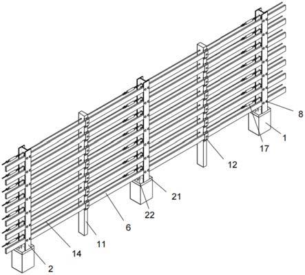 一种防风墙立柱固定装置的制作方法