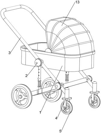 一种移动式婴儿推车的制作方法