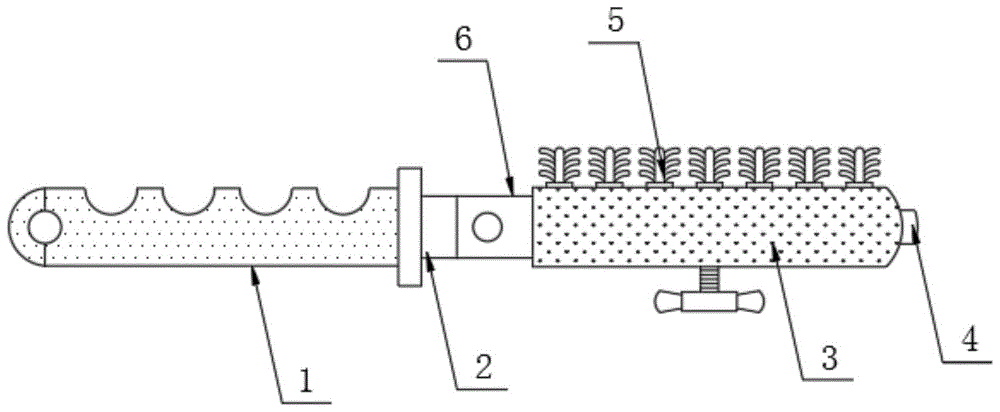 一种钢轨除锈组合刷的制作方法