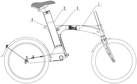一种电动自行车用防盗座管结构的制作方法