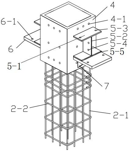 新型装配式混凝土柱与钢梁的螺栓连接节点的制作方法