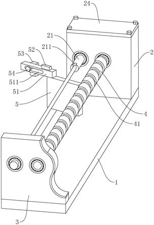 空调自动除集尘毛刷卷绕加工用定位装置的制作方法