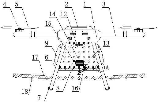 一种防震荡的植保无人机的制作方法