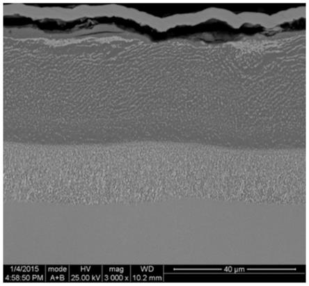 在DZ125L合金叶片表面涂敷铝硅料浆真空高温烧结制备渗层的方法与流程