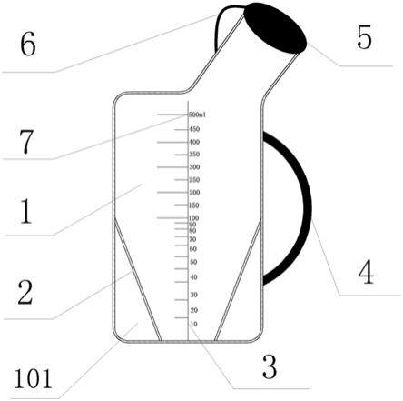 一种少尿、尿频患者专用计量尿壶的制作方法
