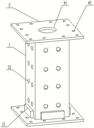 一种用于装配式钢框架的矩形钢管柱座式节点的制作方法