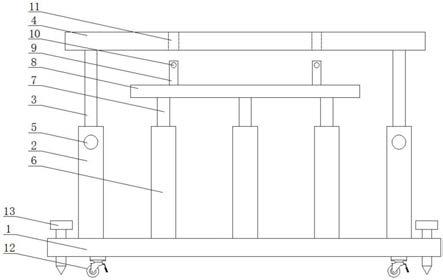 一种建筑施工用防护栏的制作方法