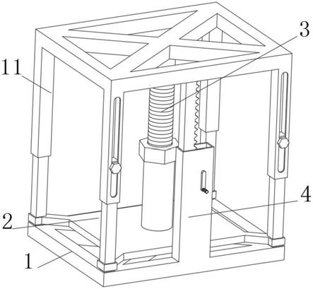 一种建筑施工用的防护支架的制作方法