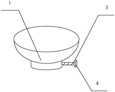 一种可放置筷子的碗的制作方法