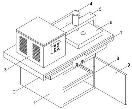 一种木制品一体化成型镂空装置的制作方法