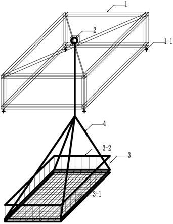 一种用于锚碇基础空腔施工的操作平台的制作方法