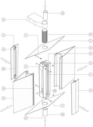 一种参数化建筑立面构件及表皮模型的制作方法