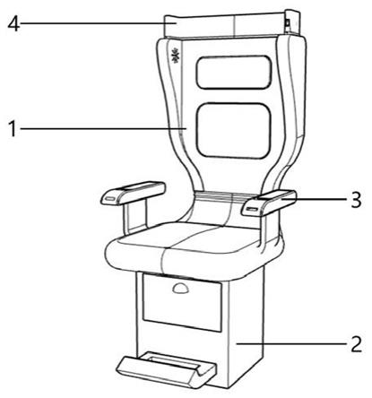 一种航空客机隔离座椅的制作方法