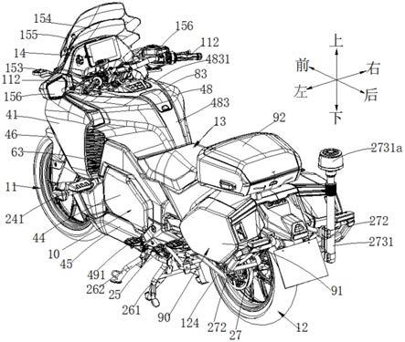 一种结构紧凑的电动摩托车的制作方法