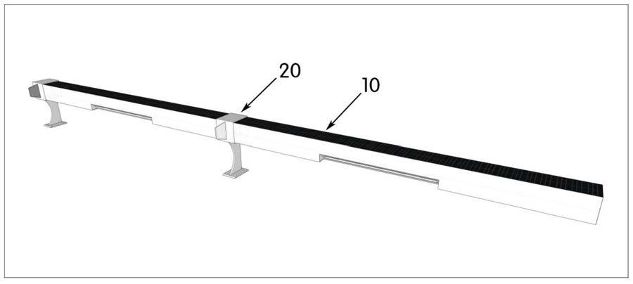 护栏发光灯带、安全防撞护栏及全钢结构护栏的制作方法