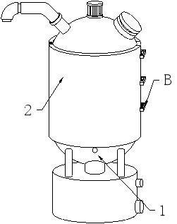 一种球型石墨多极化精细提纯罐用隔热机构的制作方法