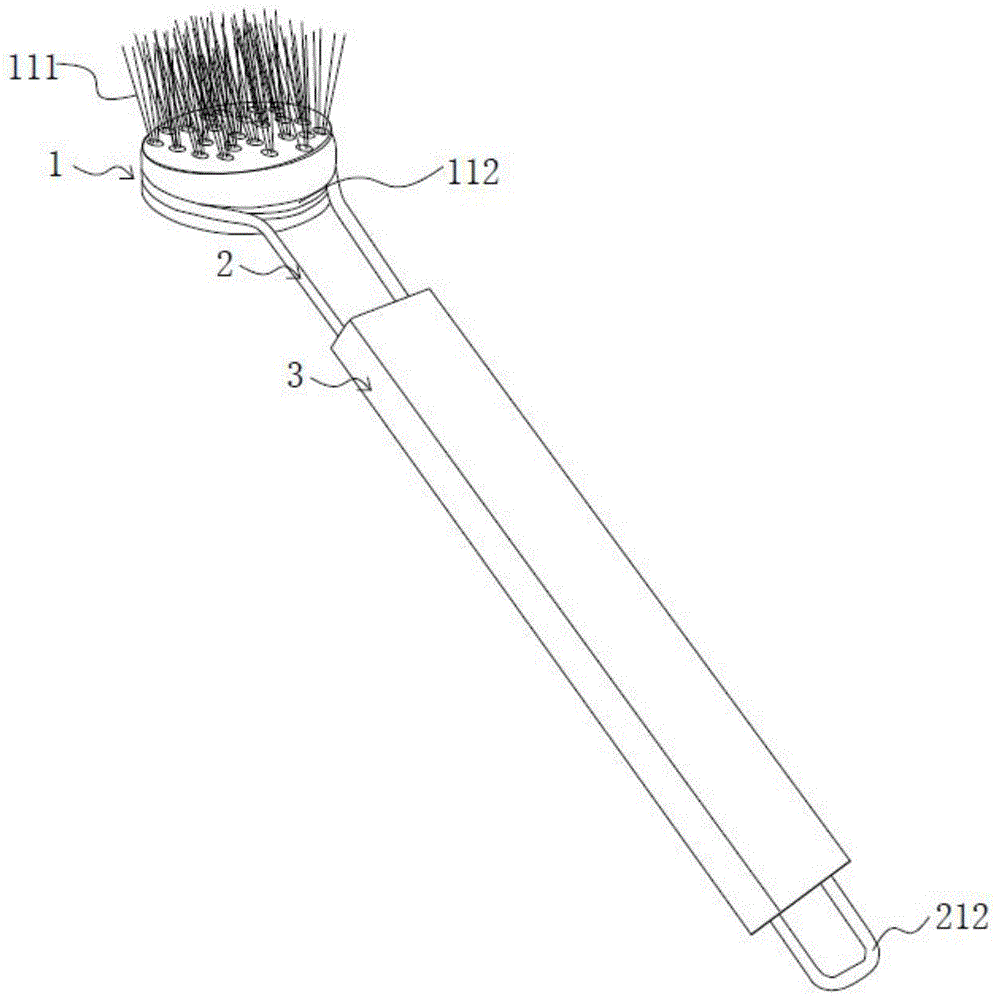 一种可更换刷头的刷子的制作方法