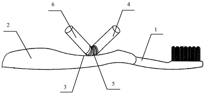 一种可漱口的牙刷的制作方法