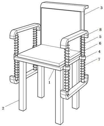 一种带有健身功能的座椅结构的制作方法