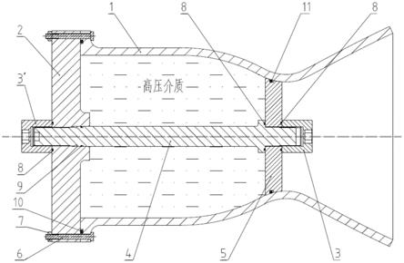 一种燃烧室喉部密封装置的制作方法