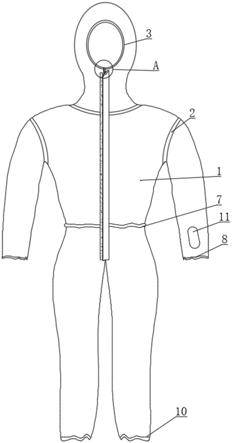 一种新型一次性防护服的制作方法