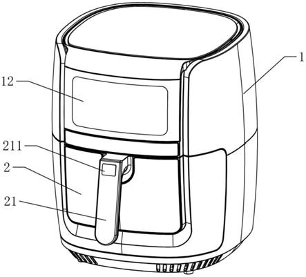 一种受热均匀的可视化空气炸锅的制作方法