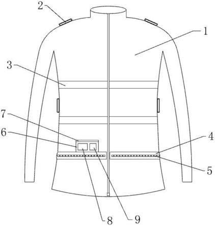 一种具有安全示警功能的骑行服的制作方法