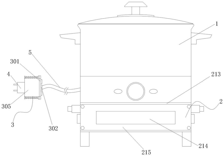 一种多功能蒸煮的分体式火锅的制作方法