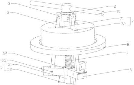 一种用于分离双列圆锥滚子轴承密封罩的解体工装的制作方法