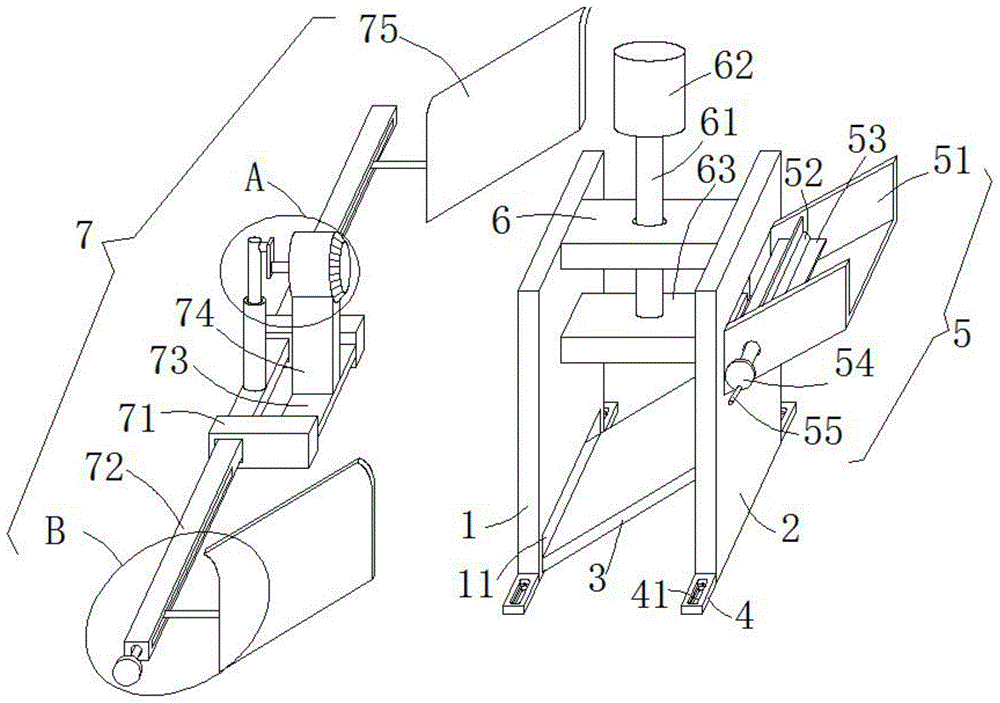 一种单钢带精密条刷机用导料机构的制作方法