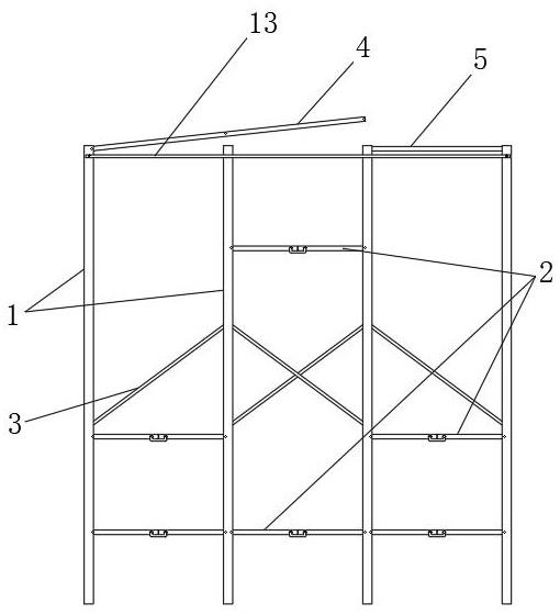 一种简易衣柜的折叠支架的制作方法
