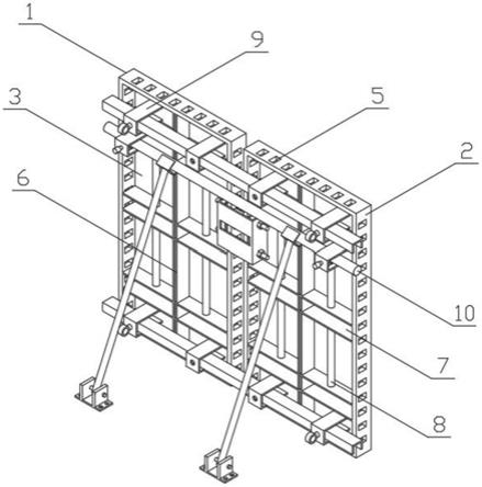 一种新型建筑钢模板的制作方法